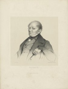 Portrait of the composer François Antoine Habeneck (1781-1849), c. 1840. Creator: Breitkopf & Härtel.