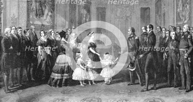 'H.R.H. The Prince of Wales, at Her Majesty's Reception of King Louis Philippe in Windsor..., 1844. Creator: Franz Xaver Winterhalter.