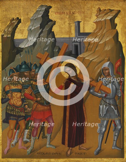 Christ Bearing the Cross. Creator: Nicholas Tzafouris.