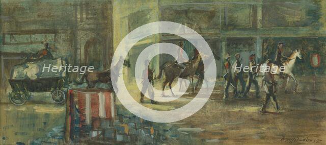 March of the Partisans 1945, 1945. Creator: Bedrich Hoffstädter.