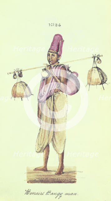 Benairs Bangy man, 1837. Creator: Venkata Ramasvani.