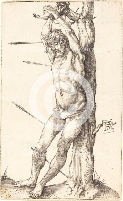 Saint Sebastian Bound to the Tree, 1500/1501. Creator: Albrecht Durer.