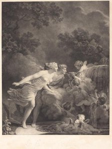 La Fontaine d'Amour (The Fountain of Love), 1785. Creator: Nicolas-Francois Regnault.