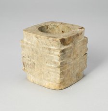 Cong, Neolithic period ( ca.8000-2000 BC ), Liangzhu Culture, ca. 3000-2000 B.C. Creator: Unknown.