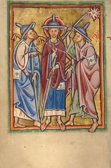 The Road to Emmaus, about 1190-1200. Creator: Unknown.