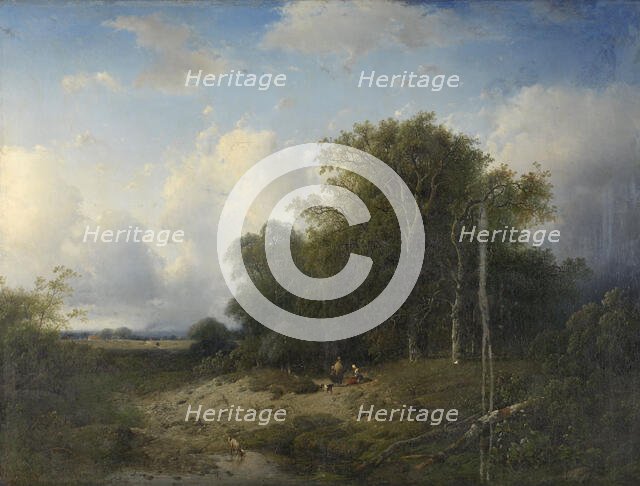 Landscape, 1840-1865. Creator: Frederik Hendrik Hendriks.