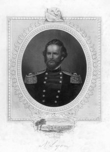 Nathaniel Lyon (1818-1861), American general, 1863. Artist: Unknown