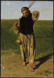 Harvester, 1881. Creator: Nikolai Dmitriyevich Kuznetsov.