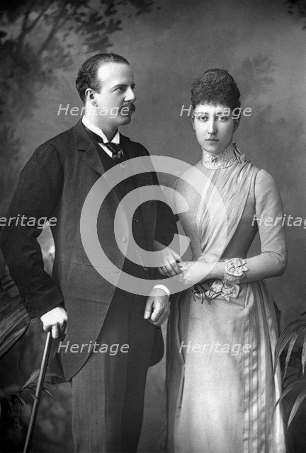 The Duke and Duchess of Fife, 1890. Artist: W&D Downey