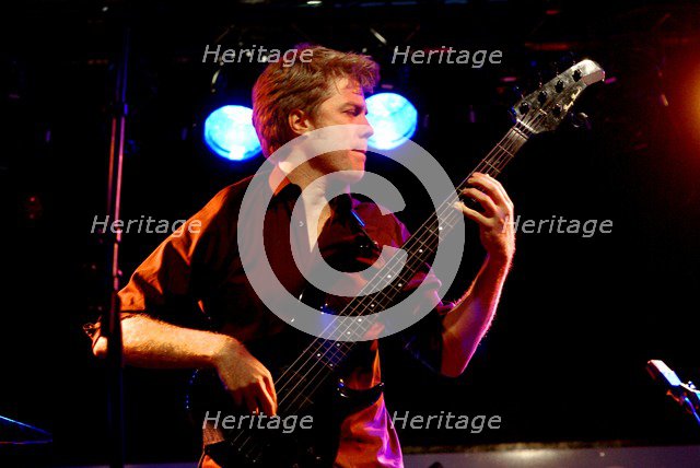 Kyle Eastwood (son of Clint Eastwood), Imperial Wharf Jazz Festival, London.  Artist: Brian O'Connor