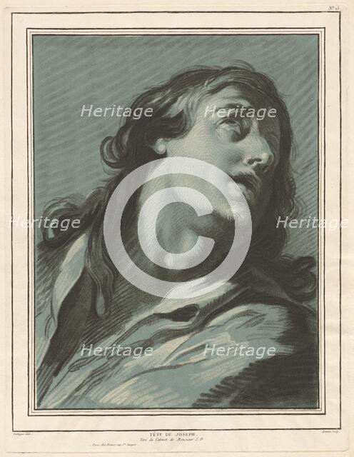 Tête de Joseph (Head of Joseph), 1773. Creator: Louis Marin Bonnet.