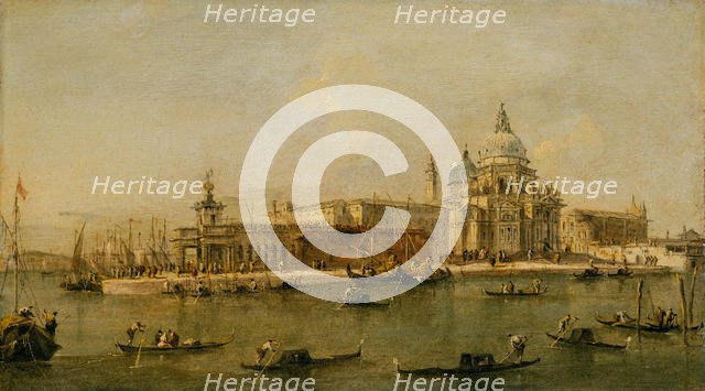 Venice: The Dogana and Santa Maria della Salute. Creator: Workshop of Francesco Guardi (Italian, Venice 1712-1793 Venice).