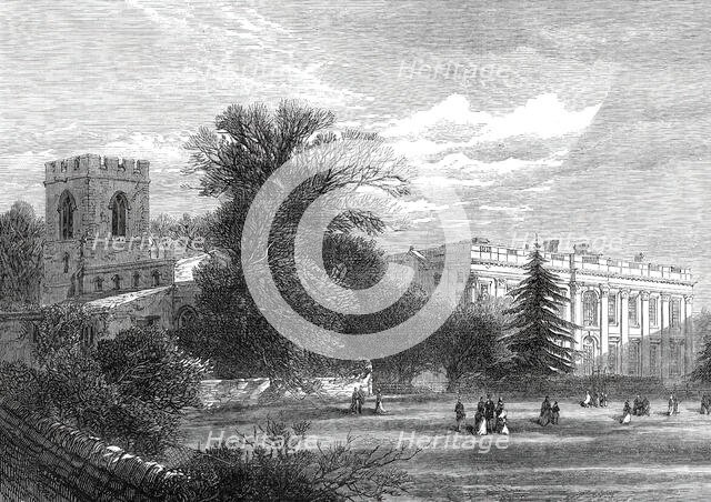 Easton Neston, Northamptonshire, the Hunting-Seat of the Empress of Austria...1876. Creator: Unknown.