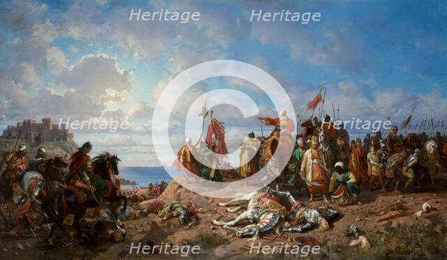 Death of Wladyslaw Jagiellon near Varna, between 1865-1876. Creator: Stanislaus von Chlebowski.