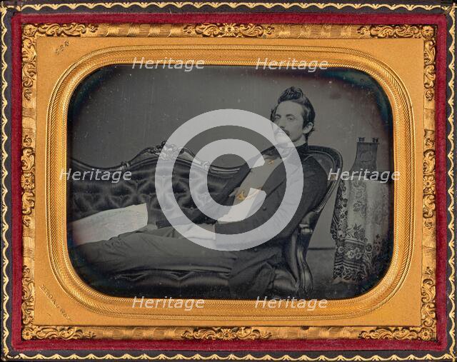 Portrait of a Man, c. 1850 - 1855. Creator: Kapp & Goss.