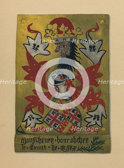 'Plate LXI - Sir Henry Bourchier, Lord Bourchier, Count of EU, and Earl of Essex, KG', 1872. Artist: Unknown.