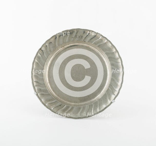 Plate, Czech Republic, c. 1777. Creator: Joseph Heilingotter IV.