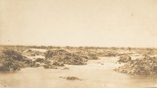 Vue des rapides de la Seconde Cataracte, March 1850. Creator: Maxime du Camp.