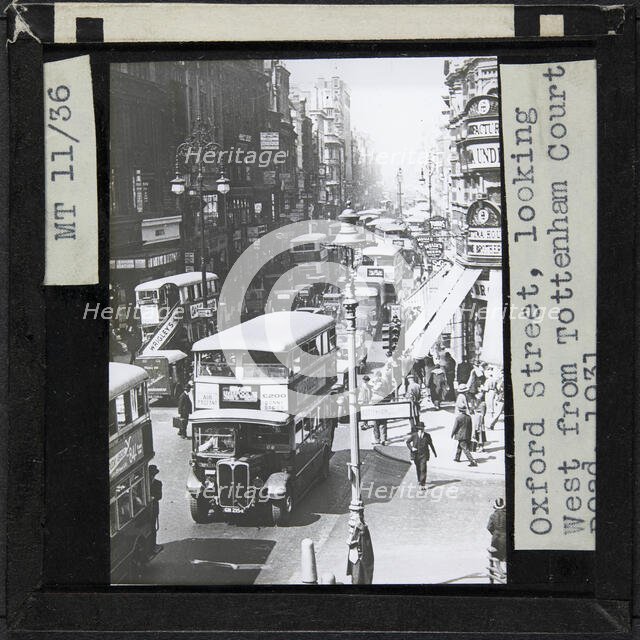 Oxford Street, City of Westminster, Greater London Authority, 1931. Creator: Unknown.