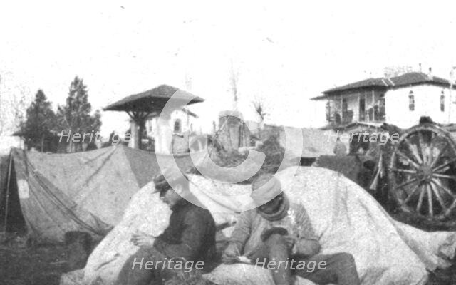''Impressions Macedoniennes; La ferme Mondiano a Topsin.', 1915. Creator: Unknown.