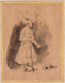 Shah Jahan, c. 1656-1661. Creator: Rembrandt van Rijn (Dutch, 1606-1669).