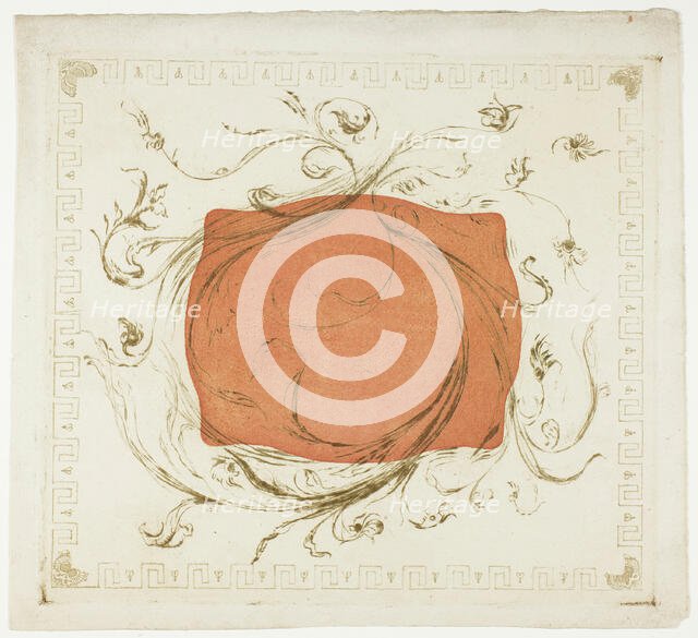 Mount for The Sea at Bognor, 1897-99. Creator: Theodore Roussel.