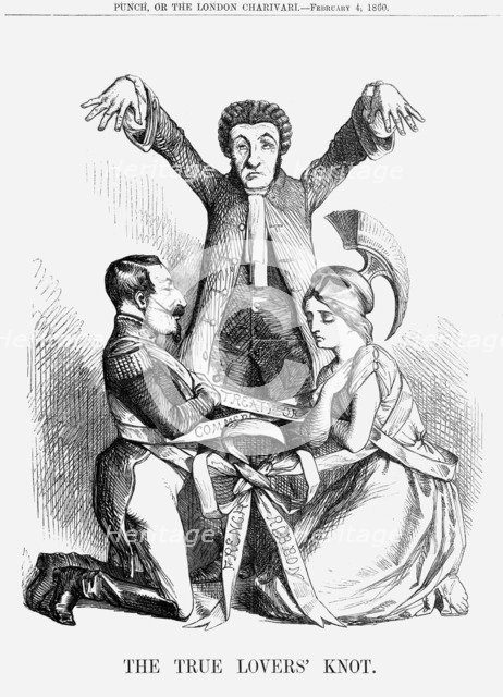 'The True Lovers' Knot', 1860. Artist: Unknown