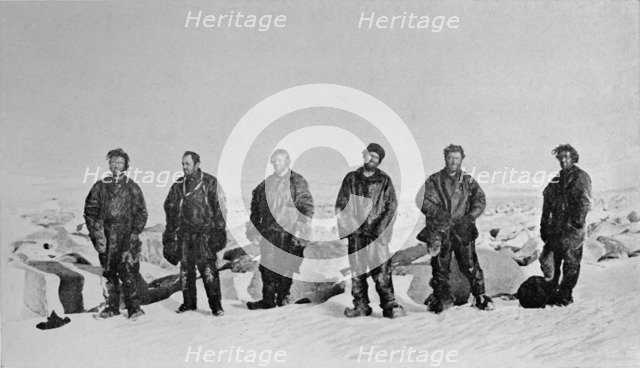 'Group After Winter in Igloo', 1912, (1913). Artist: G Murray Levick.