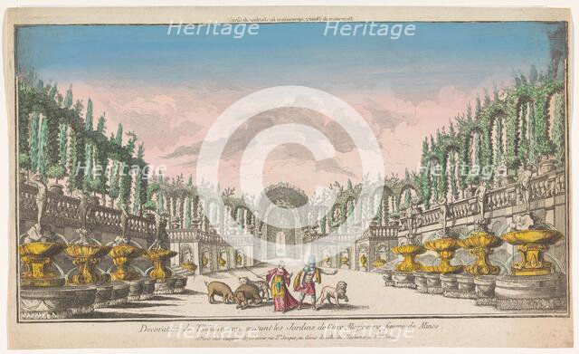 View of the garden of Circe, 1735-1805. Creator: Unknown.