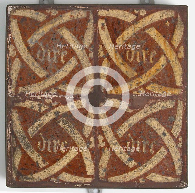 Tiles, Dutch, 14th-15th century. Creator: Unknown.