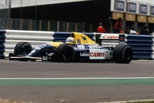 Williams Renault FW14B Ricardo Patrese, 1992 British Grand Prix, Silverstone. Creator: Unknown.