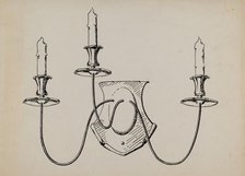 Wall Fixture, c. 1936. Creator: Florence Huston.