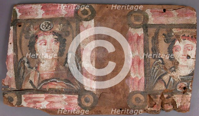 Panel with Winged Figures, Egypt, 5th century. Creator: Unknown.