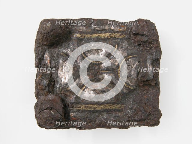 Backplate of a Belt Buckle, Frankish, 6th-7th century. Creator: Unknown.
