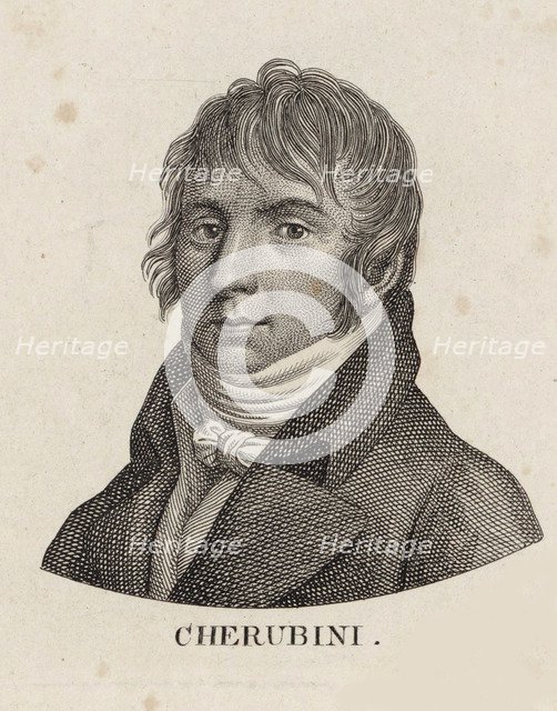 Portrait of the composer Luigi Cherubini (1760-1842).