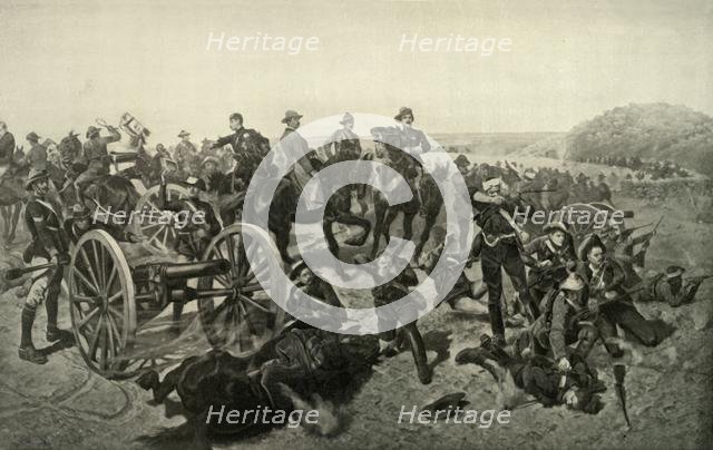 'Jameson's Last Stand - the Battle of Doornkop, 2nd January 1896', 1900. Creator: Richard Caton Woodville II.