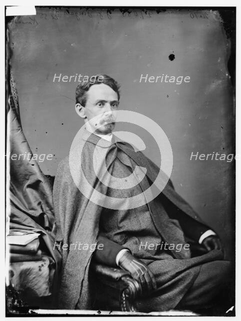 Senator John J. Ingalls of Kansas, 1873. Creator: Unknown.