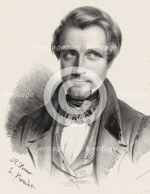 Portrait of the composer Henri Brod (1799-1839), 1835.