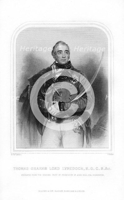 Thomas Graham, Lord Lynedoch, Scottish aristocrat, politician and soldier, (1870).Artist: G Stoddart