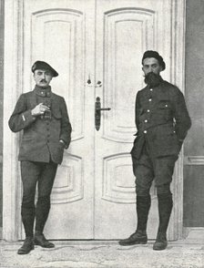 'A leur entrée, les Francais ont eu le soin d'apposer des scelles a la porte des..., 1916 (1924) Creator: Unknown.