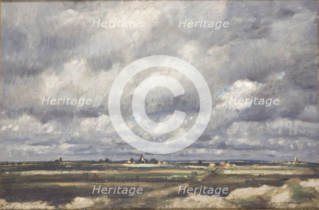 'Storm over wide country', 1887-1930. Artist: David Muirhead