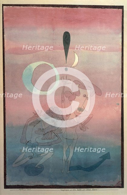 Hauptszene aus dem Ballet Der falsche Schwur (Main Scene from the Ballet The False Oath), 1922. Creator: Klee, Paul (1879-1940).