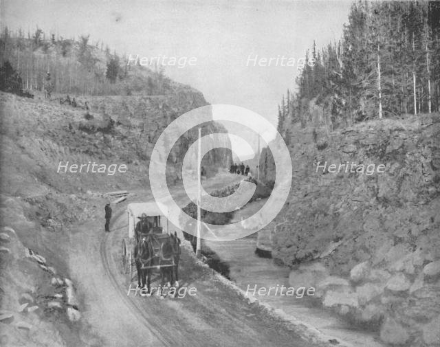 'Entrance to Yellowstone Park', c1897. Creator: Unknown.