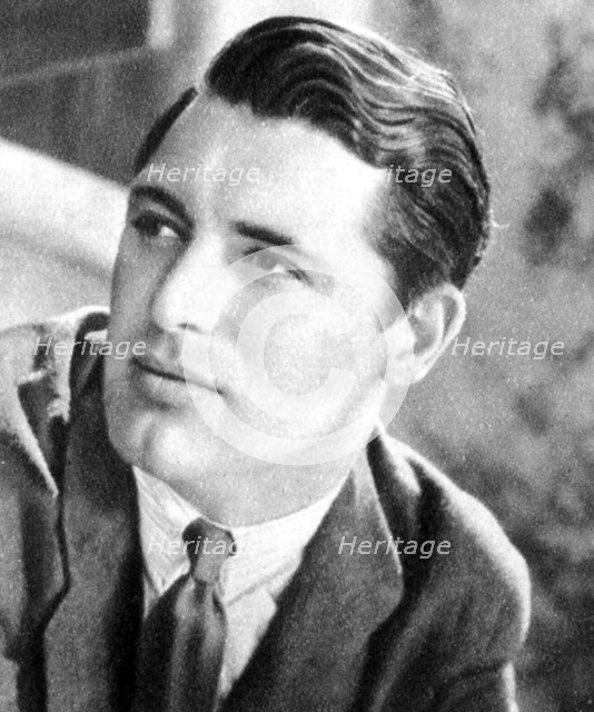 Cary Grant, English born film actor, 1934-1935. Artist: Unknown