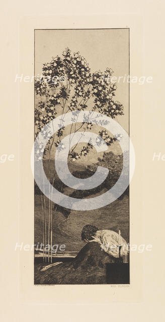 Opus VI, from Paraphrase on the Finding of a Glove, 1881. Creator: Klinger, Max (1857-1920).