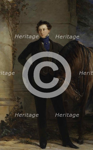 Portrait of Count Vladimir Petrovich Orlov-Davydov (1809-1882), 1840. Creator: Robertson, Christina (1796-1854).