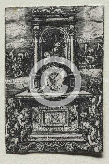 The Beautiful Virgin of Ratisbon on an Altar, soon after 1520. Creator: Albrecht Altdorfer (German, c. 1480-1538).