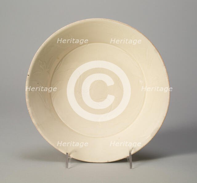 Dish with Ducks and Water Plants, Northern Song dynasty (960-1127), early 11th century. Creator: Unknown.