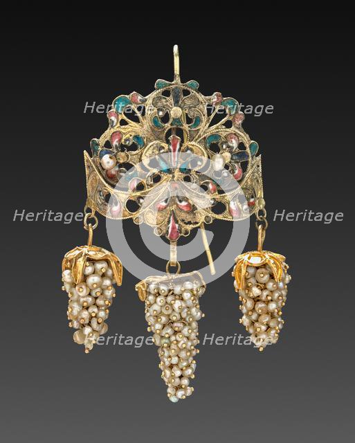 Earring, 1700s - 1800s. Creator: Unknown.