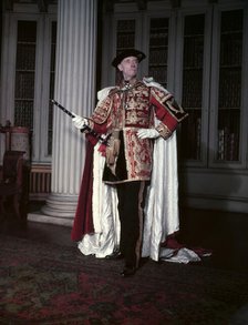 Sir Thomas Innes of Learney, Lord Lyon King of Arms, Signet Library, Edinburgh, Scotland, 1952. Creator: Arthur Charles Kirby Ware.